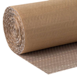 Kraft Bubble Roll, Kraft Lined Air Bubble Roll Double Side Kraft, Clear/Brown, 1500mm x 60m